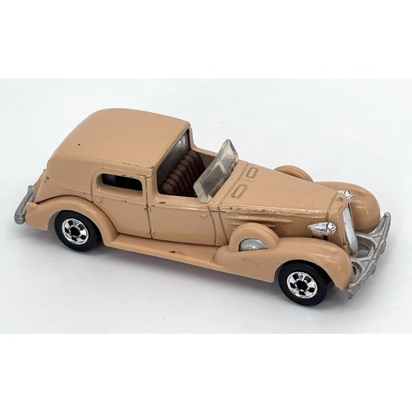 Hot Wheels Other - Vintage Hot Wheels '35 Classic Caddy Cadillac Tan Diecast Hong Kong 1981
